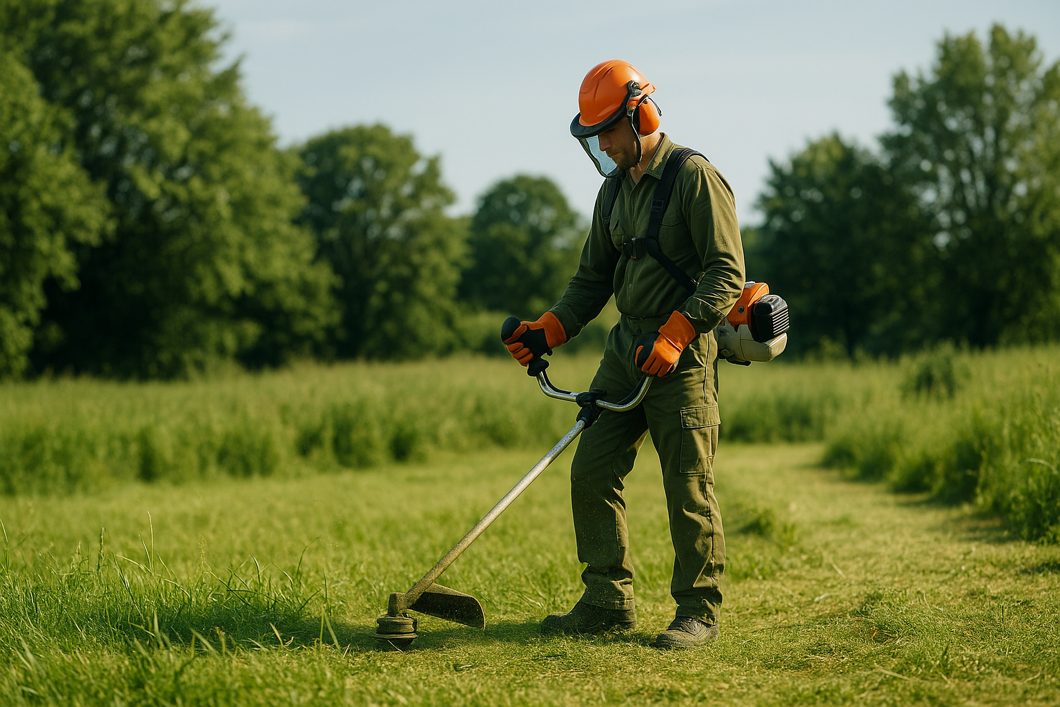 Débroussaillage de terrain